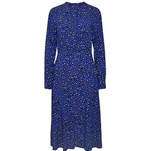 Part Two VionaPW DR Casual Dress, Bluing Leo Print, 38 Watt, Bluing Leo Print, 36