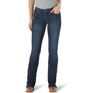 Wrangler Dames Willow Mid Rise Boot Cut Ultimate Riding Jeans, Lovette, 5W x 38L
