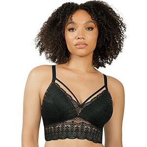 Parfait Mia Lace P5951 vrouwen volledig busted licht gewatteerde draad vrije beha - Zwart, 80K