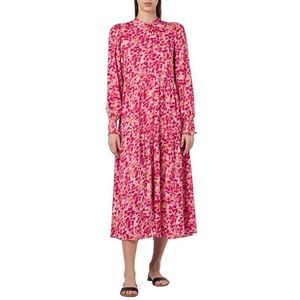 Yasalira Ls Long Shirt Dress S. Noos, Raspberry Sorbet/Aop: fuzzy Flower, M