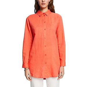 ESPRIT Dames 033EE1F327 blouse, 870/CORAL ORANGE, S, 870/Coral Orange, S