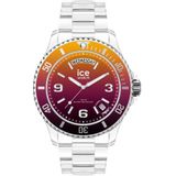 Ice-Watch - ICE clear sunset Fire - Gemengd veelkleurig horloge met transparante kunststof band - 021437 (Medium)