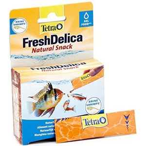 Tetra FreshDelica Artemia-delicatessen als gelvoer voor alle siervissen, 16 x 3g