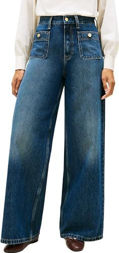 Tommy Hilfiger DNM Mine 70'S Wide Leg HW WW0WW49387 Andere Jeans, Denim (Mijn), 25W/28L, Denim (mijn), 25W / 28L