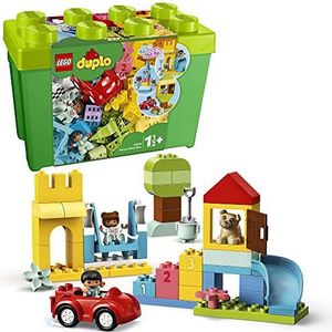 LEGO 10914 DUPLO Luxe opbergdoos Bouwset met Kleurrijke Stenen en Onderdelen, Leerzaam Speelgoed voor Baby's en Peuters vanaf 1,5 Jaar, Cadeau Idee