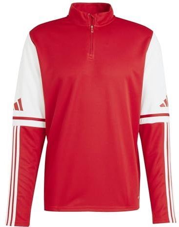 adidas - Squadra 25 - Trainingstrui - Rood Wit - 1/4-Zip