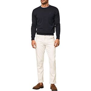 Hackett London Heren witte denim jeans, Kleur: wit, 32W / 34L
