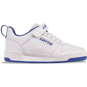 LOTTO Unisex Toco Bc K Sneakers voor kinderen, witblauw., 34 EU