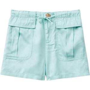 United Colors of Benetton Shorts voor meisjes en meisjes, Blauw, 150 cm