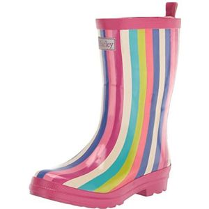 Hatley Regenlaarzen met print voor jongens, Regenboog strepen, 34 EU