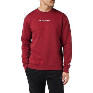 Champion Legacy American Tape - Powerblend Fleece Crewneck Sweatshirt, Red TBR, M Heren FW23, Rosso Tbr, M