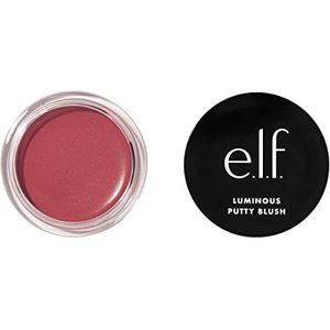 e.l.f. Cosmetics Luminous Putty Blush, Putty To Powder Blush met glanzende, lichte en opbouwbare formule, St. Barts
