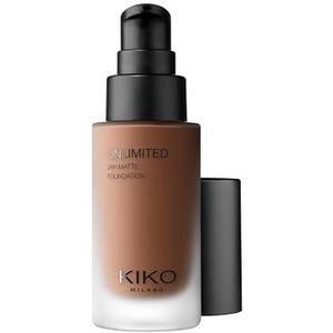 KIKO Milano Unlimited 24H Matte Foundation 10 NR, Langhoudende Matte Vloeibare Foundation Die Tot 24 Uur Lang Blijft Zitten
