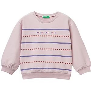 United Colors of Benetton Trainingsshirt voor meisjes en meisjes, Lila 24D, 12 Maanden