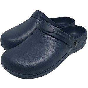 REIS BCLAB LAB Unisex EVA Verstoppen met Dubbele Functie Hielband - Ideaal voor Laboratoria en Apotheken, Kleur: Marineblauw, Maat: 39