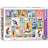 Yoga Cats 1000-delige puzzel