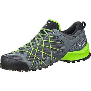 Salewa Heren MS Wildfire trekking- en wandelschoenen, Flintstone/Fluo Green, 44.5 EU