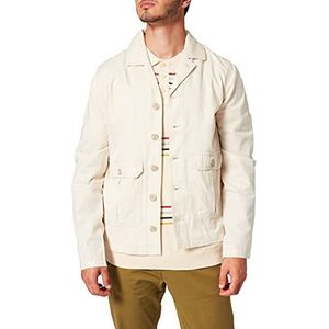 CASUAL FRIDAY Heren Jace Linen Jacket Lichtgewicht katoenen jas, 135304_light zand, M