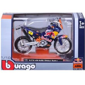 KTM 450 Rally [ Bburago 51072] Factory Racing Team 1 18 Die Cast, gesorteerd