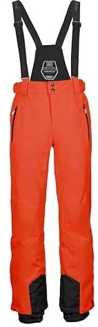 killtec - 43431-000 - Skibroek - Oranje - Functioneel met Afneembare Bretels