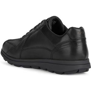 Geox U SPHERICA EC12 Sneakers voor heren, zwart, 43,5 EU, zwart, 43.5 EU