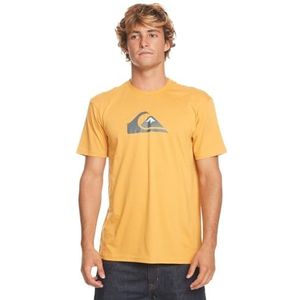 Quiksilver T-Shirt COMP Logo Heren Geel XS