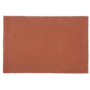 Kleine Wolke Badmat Cotone, kleur: terracotta, materiaal: 100% katoen, grootte: 70x120 cm