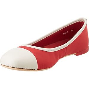 Art Lens, platte sandalen voor dames, rood-crème, 39 EU, Red Cream, 39 EU