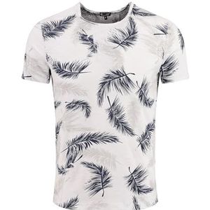 KEYLARGO Heren T-shirts MT South Beach Round, wit (1000), 3XL