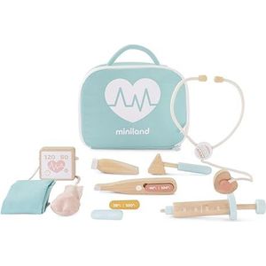 Miniland - Set van medische houten poppen voor kinderen (94063)