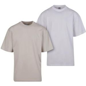 Urban Classics Heren T-shirt, Cloud+wit, S