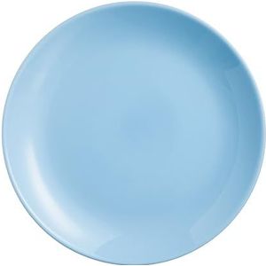 Dajar dessertborden hard glas servies, borden, eetborden Diwali Light Blue 19cm LUMINARC, blauw, 19 cm