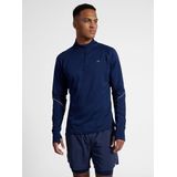 Newline - Functioneel Shirt - Navy - Lange Mouw - Opstaande Kraag