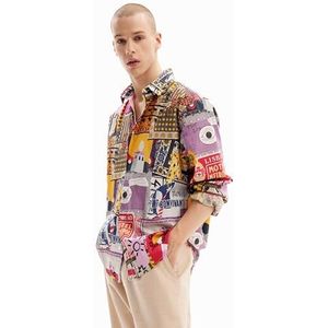 Desigual CAM_GIUSSEPE, 9019 Tutti Fruti, M, Materiaal afwerking., M