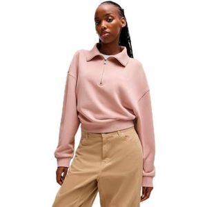 HUGO - Sweatshirt - Katoen - Zachte Sweatstof - Ruimvallende Kraag met Rits