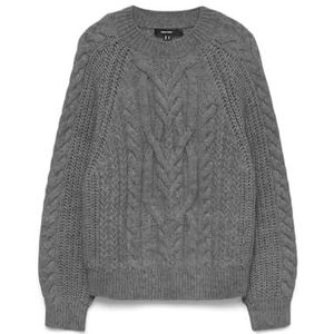 VERO MODA - VMJada - Trui - Donkergrijs - Losse Pasvorm