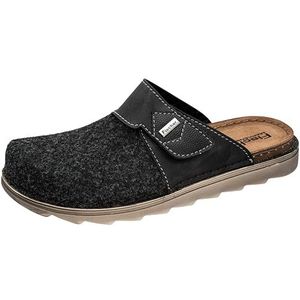 Fischer Lars Pantoffels voor heren, antraciet, 45 EU, antraciet, 45 EU