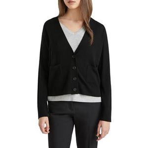 United Colors of Benetton Gebreid vest M/L, Zwart, XS