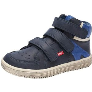Kickers Lohan Sneakers voor kinderen, uniseks, blauw/wit/marineblauw, 24 EU