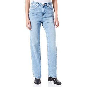 VERO MODA VMKITHY High Waist Jeans voor dames, losse pasvorm, blauw (light blue denim), 28W x 30L
