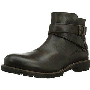 Hilfiger Denim Luca 1A, Heren Biker Boot, Bruine Koffie 211