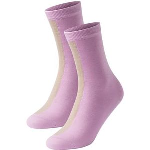 Schiesser Dames 2 pak kousen modieus highlight-95/5 casual sokken, gesorteerd 3_181325, 35/38, Gesorteerd 3_181325, 35-38 EU