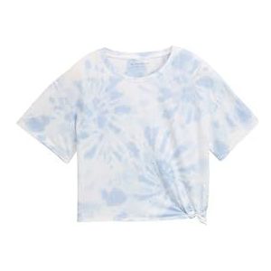 TOM TAILOR T-shirt voor meisjes, 37183 - Light Blue Tie Dye Design, 128