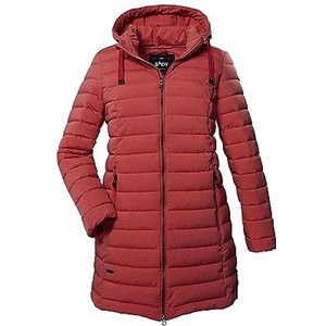 STOY Dames gewatteerde parka/parka met afritsbare capuchon - grote maten STW 5 WMN QLTD PRK, donkerroze, 54, 39790-000