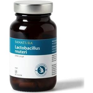 Sanatura Lactobacillus reuteri â€“ 60 capsules â€“ melkzuurbacteriÃ«n geÃ¯nactiveerd â€“ weldadig voor de maag â€“ 20 mrd per dagelijkse dosis â€“ veganistisch