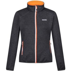 Regatta Newhill fleecejack voor dames, Seal Grey schwarz
