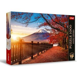 Trefl Premium Plus Quality - Puzzle Photo Odyssey: Fuji berg, Japan - 1000 stukjes, Unieke fotoserie, Perfect passende elementen, voor volwassenen en kinderen vanaf 12 jaar