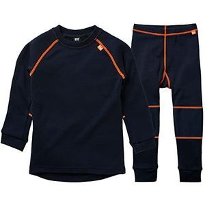 Helly Hansen - Kid Lifa Merino Set - Baselayerset - Navy - Merinowol