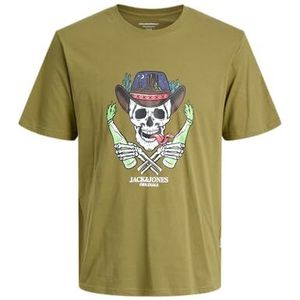 JACK & JONES Junior Jorskull Nature Tee Ss Crew Neck Sn Jnr, olijf, 140