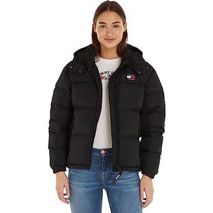 Tommy Jeans TJW Alaska Puffer gewatteerde jas, zwart, L